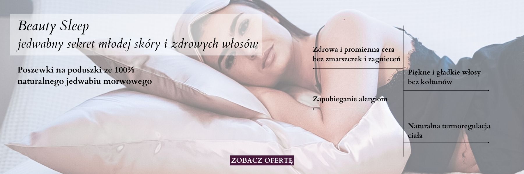 Jedwabne poszewki na poduszki